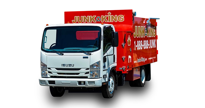 Junk King dump truck.