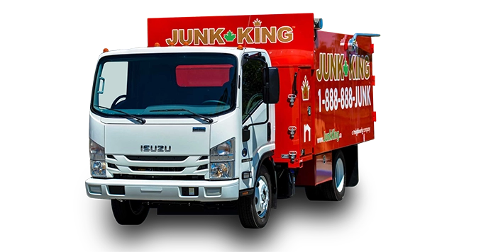 Junk King dump truck.